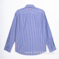 men's 100%cotton long sleeve casual shirt